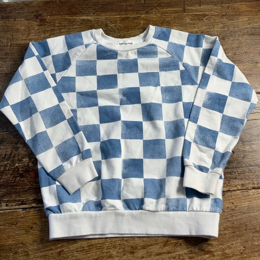 Miles the Label Checkered light weight‎ Sweatshirt size 5